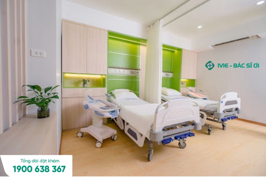 Phòng bệnh của Bệnh viện Bảo Sơn 2 được thiết kế hiện đại và đầy đủ tiện nghi