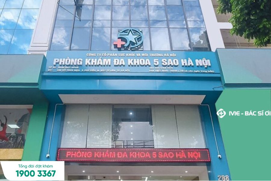 Phòng khám Đa khoa Quốc tế 5 sao Hà Nội khám sức khỏe tin cậy tại quận Từ Liêm