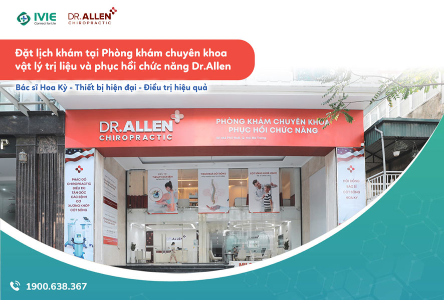 Banner Phòng Khám Chuyên Khoa Vật Lý Trị Liệu Và Phục Hồi Chức Năng DR.ALLEN - Cầu Giấy