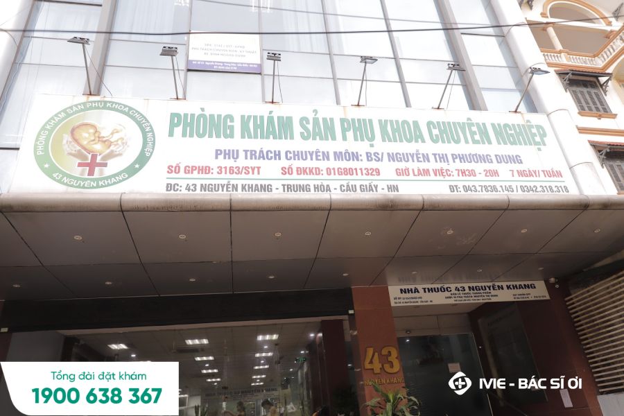 Phòng khám sản phụ khoa 43 Nguyễn Khang