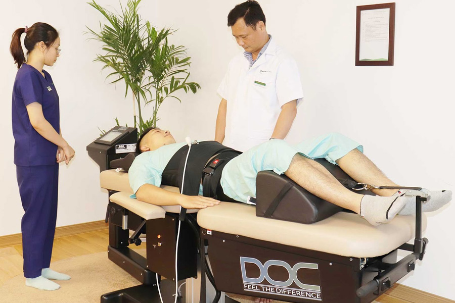 Phương pháp Giải áp cột sống với máy 3D DOC từ Mỹ của Việt Mỹ Clinic