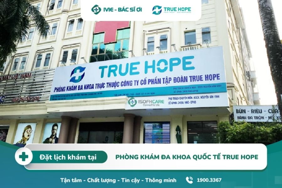 PK True Hope là lựa chọn của nhiều người khi tìm kiếm phòng khám tai mũi họng gần đây