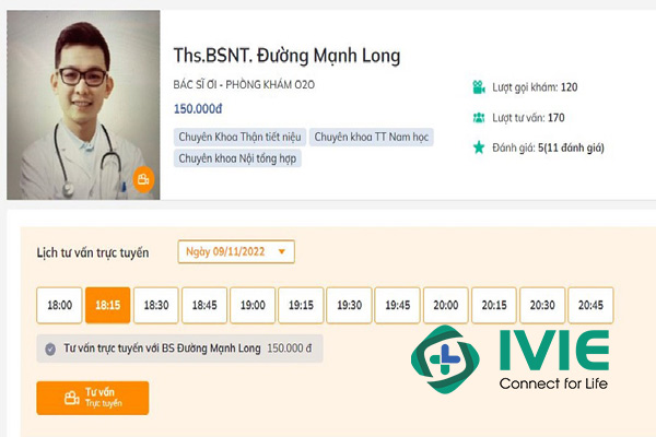 Quy trình khám Ths. BSNT. bác sĩ Đường Mạnh Long như thế...