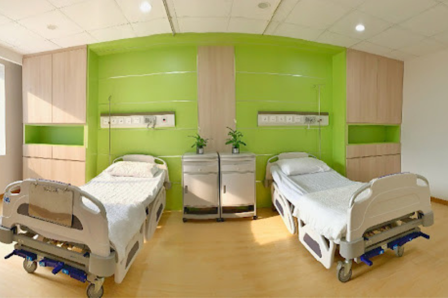 Cơ sở vật chất tiện nghi, thoáng mát tại bệnh viện Bảo Sơn 2 (Ảnh: sưu tầm)