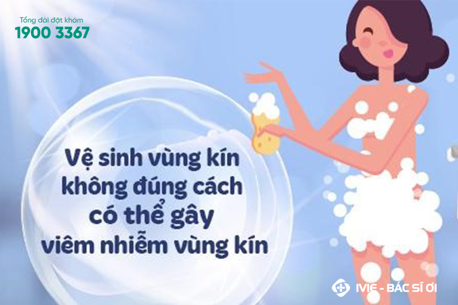 Ngứa và ra huyết trắng sau khi quan hệ - nguyên nhân có thế do vệ sinh vùng kín