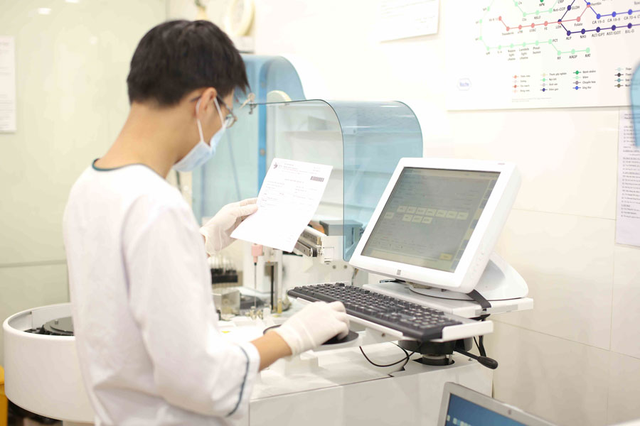 Test nhanh cúm A/B tại Phòng khám Đa khoa Meditec, Hoàn Kiếm, Hà Nội