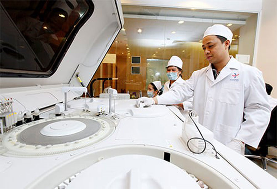 Phòng khám Đa khoa Quốc tế Vietsing có hệ thống trang thiết bị hiện đại