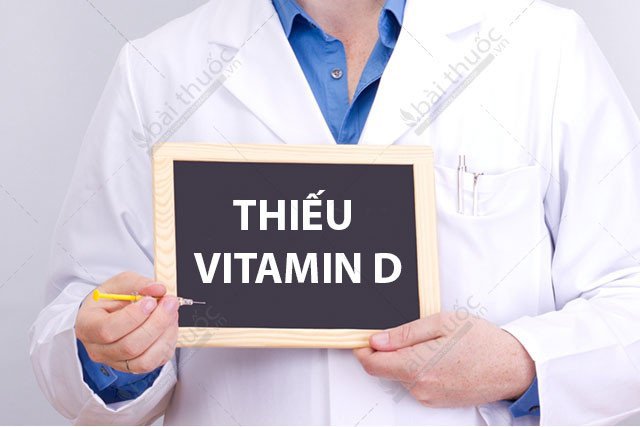 Do thiếu VitaminD