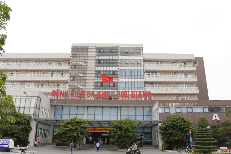 Bệnh viện đa khoa Đức Giang Hà Nội làm việc từ thứ 2 đến thứ 7