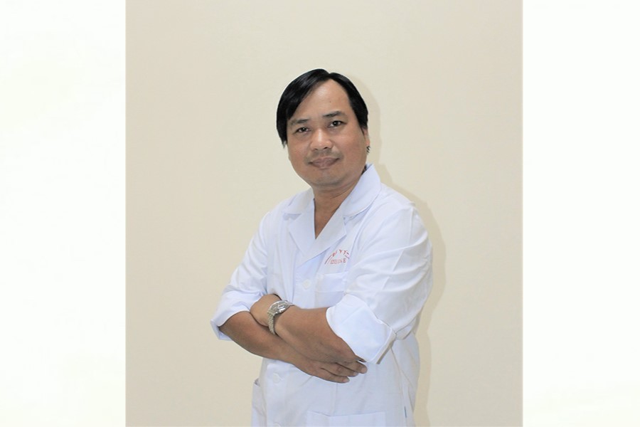 Thạc sĩ. Bác sĩ Nguyễn Duy Bích là bác sĩ điều trị của khoa Mắt Bệnh viện E (ảnh BV E)