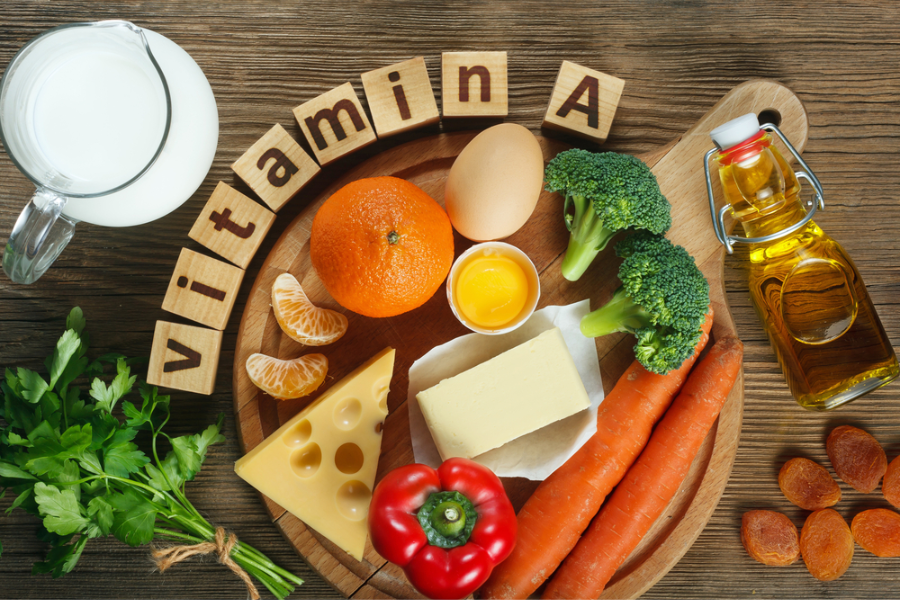 Vitamin A là một loại vitamin tan trong dầu và được dự trữ ở gan
