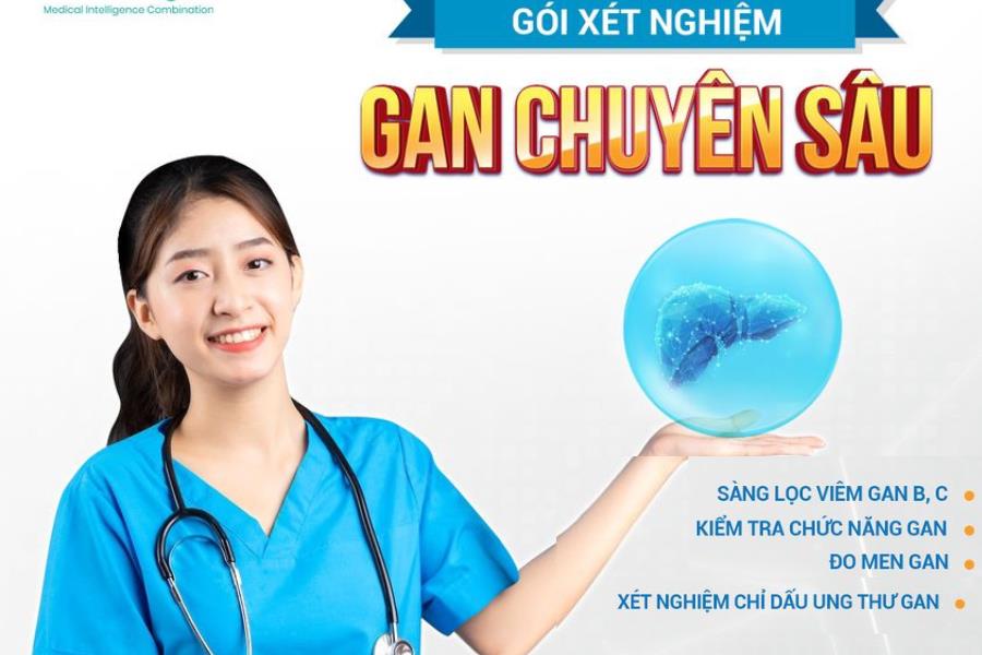 Gói xét nghiệm Gan chuyên sâu đa danh các danh mục khám