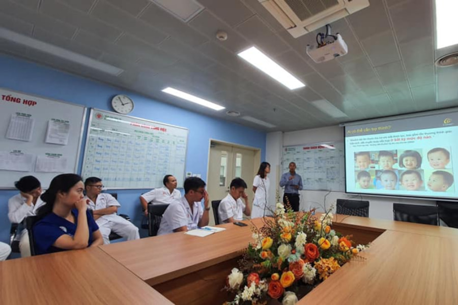Đội ngũ nhân viên tại khoa Tai Mũi Họng của Bệnh viện 108 được đào tạo chuyên nghiệp