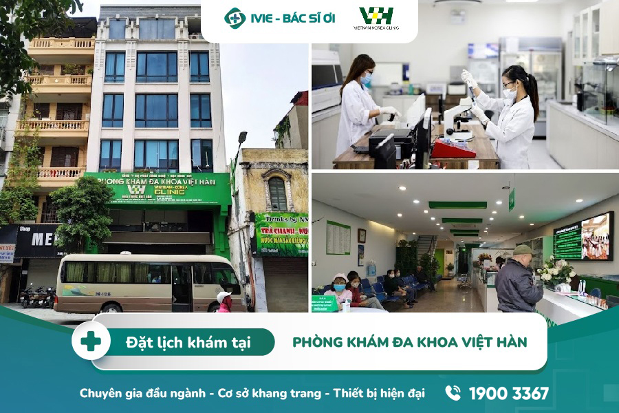 Khám sức khỏe thẻ xanh tại phòng khám Việt Hàn