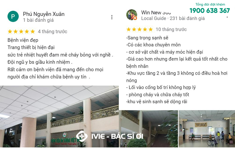 Chia sẻ của bạn Phú Nguyễn Xuân và Win New 360 sau khi khám bệnh tại Bệnh viện Việt Đức