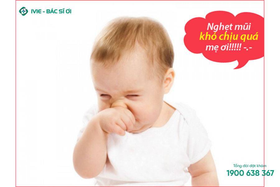 Trẻ 3 tuổi bị nghẹt mũi ảnh hưởng không nhỏ đến chất lượng cuộc sống của bé