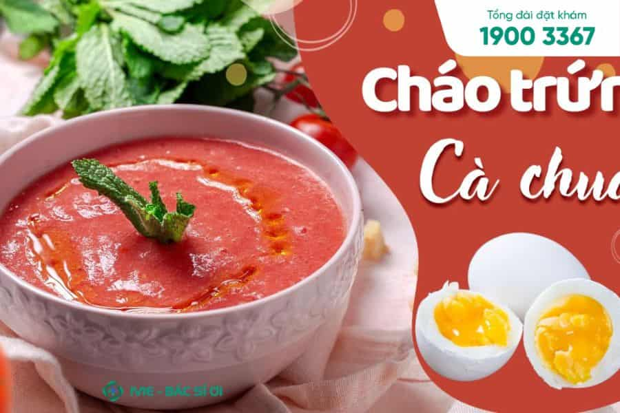 Cháo trứng gà cà chua là món ăn vừa bắt mắt lại giàu dinh dưỡng, rất tốt cho sức khỏe của trẻ