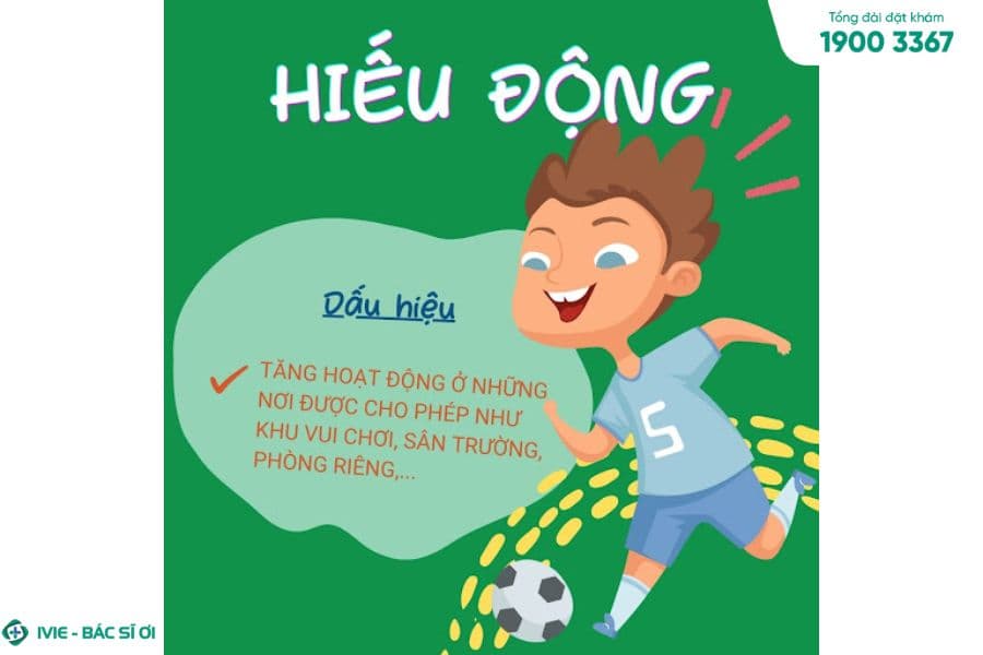 Hiếu động là một đặc điểm tự nhiên của trẻ nhỏ