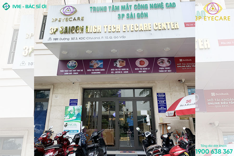 Trung tâm Mắt công nghệ cao 3P Sài Gòn có địa chỉ tại Quận Gò Vấp, TP HCM