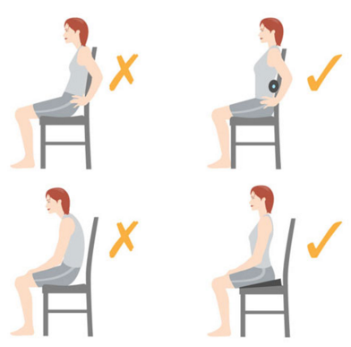 Ngồi đúng tư thế tránh đau thắt lưng