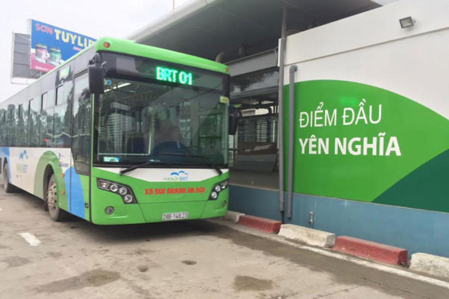 Tuyến bus BRT 01 đi Bệnh viện YHCT Bộ Công An