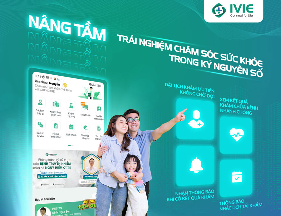 Ứng dụng đặt khám online IVIE - Bác sĩ ơi