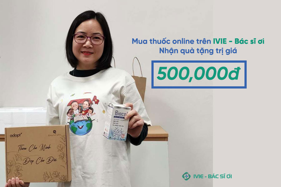 Tặng áo Quang Linh khi mua thuốc online trên ứng dụng IVIE - Bác sĩ ơi
