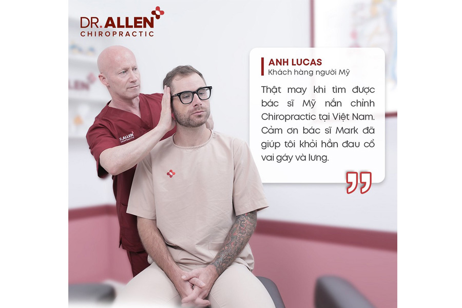 Phòng khám phục hồi chức năng Dr Allen là 1 trong những cơ sở Chiropractic uy tín và chất lượng nhất (Ảnh: sưu tầm)