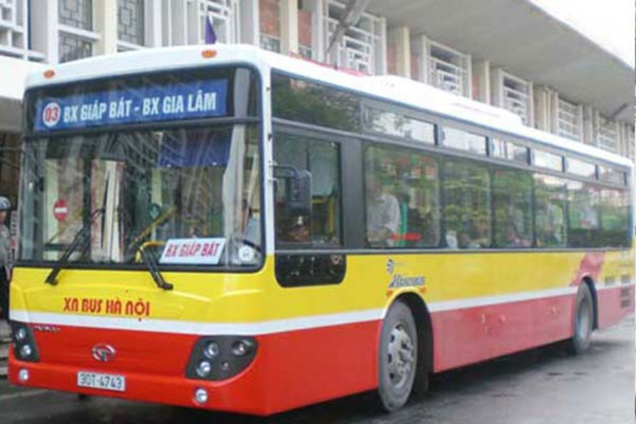 Xe bus từ bến xe Gia Lâm đến Trung tâm Greenlab