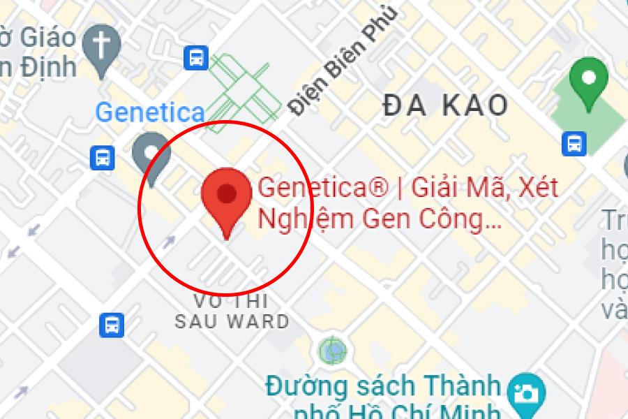 Địa chỉ trung tâm xét nghiệm Genetica - Thành phố Hồ Chí Minh