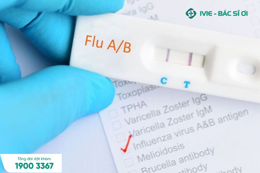 Xét nghiệm nhanh cúm A/B thường được áp dụng để sàng lọc cúm A