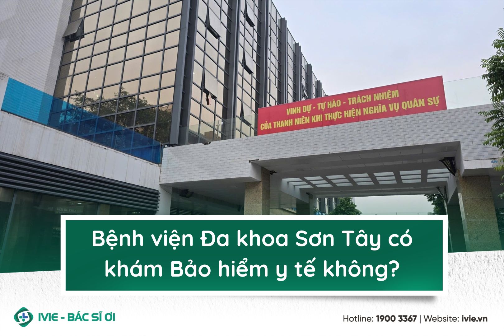 Bệnh viện Đa khoa Sơn Tây có khám Bảo hiểm y tế không?