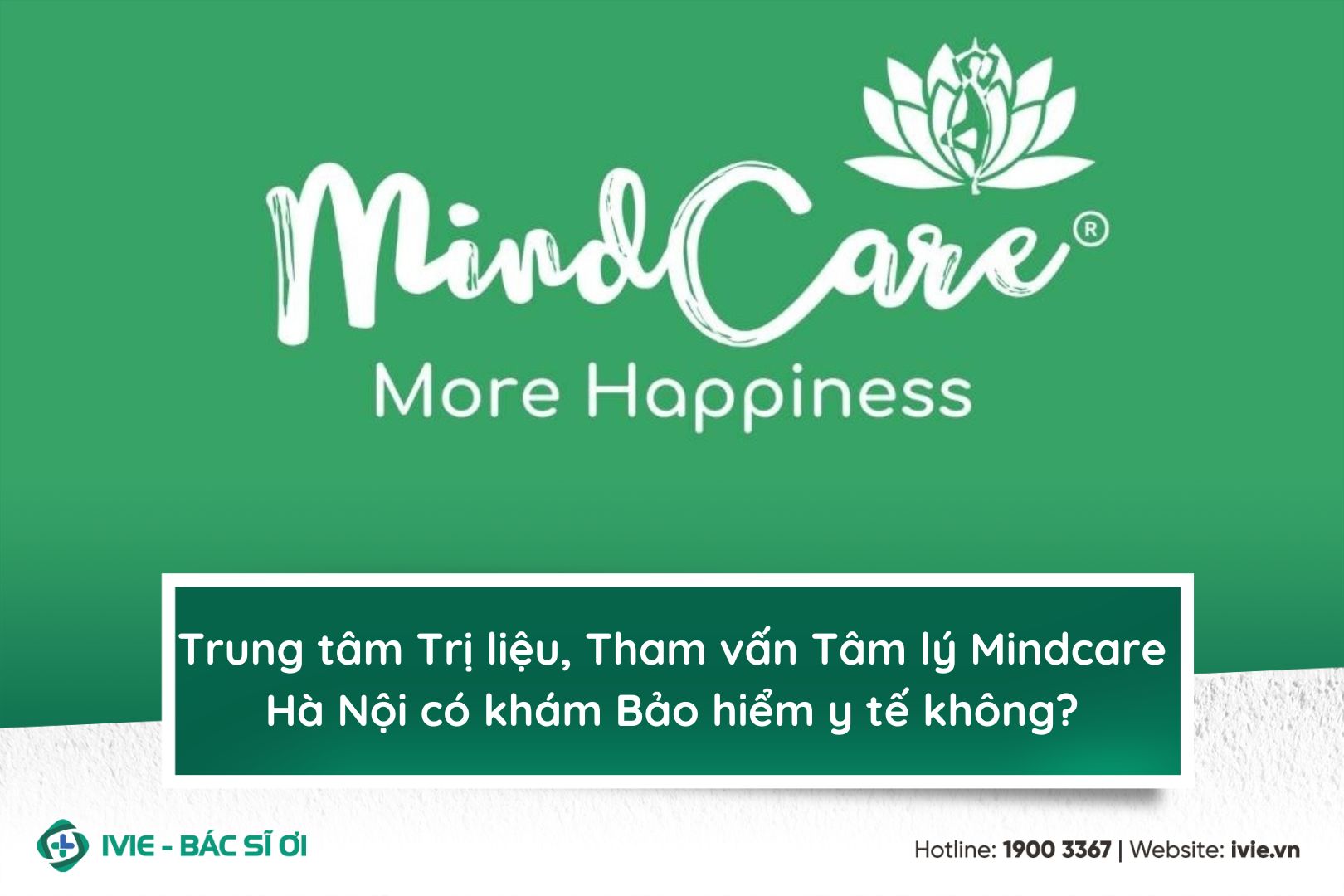 Trung tâm Trị liệu, Tham vấn Tâm lý Mindcare Hà Nội có khám ...