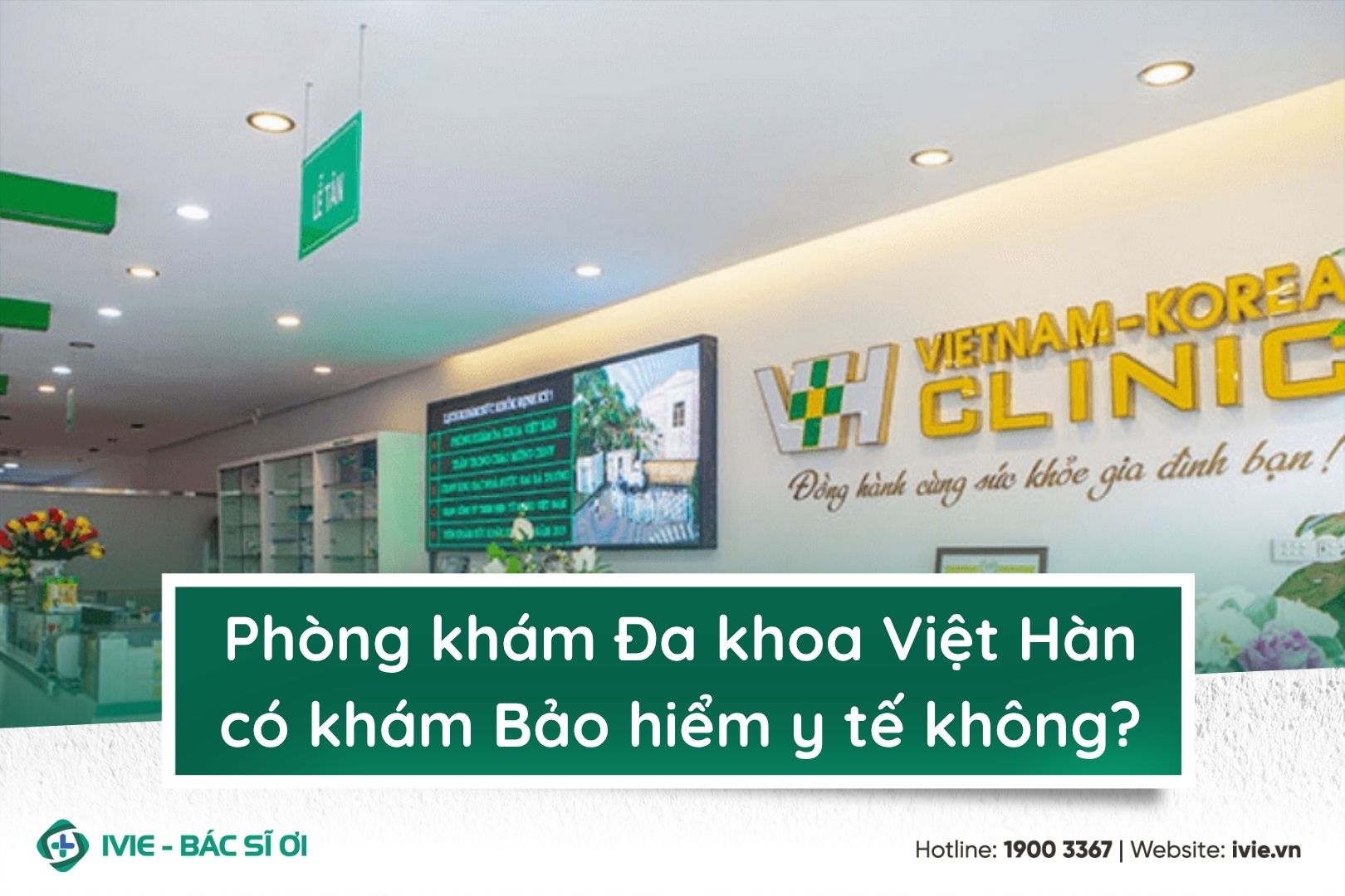 Phòng khám Đa khoa Việt Hàn có khám Bảo hiểm y tế không?