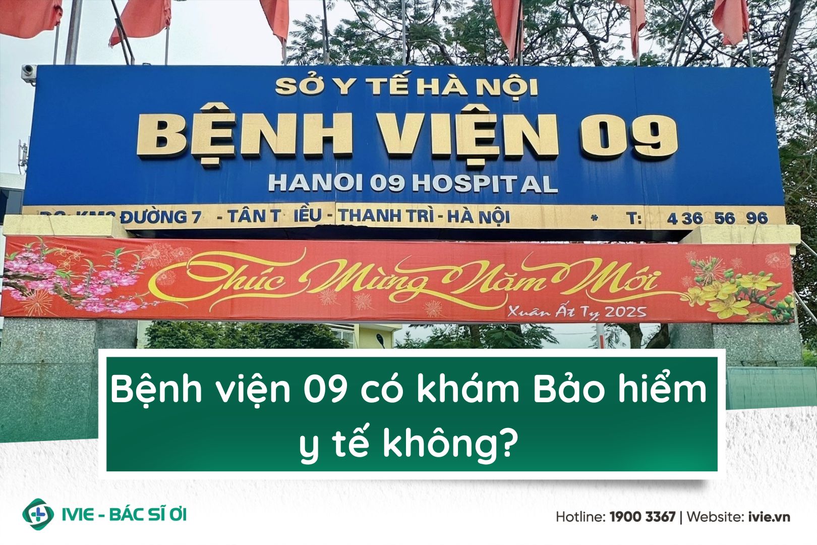 Bệnh viện 09 có khám Bảo hiểm y tế không?