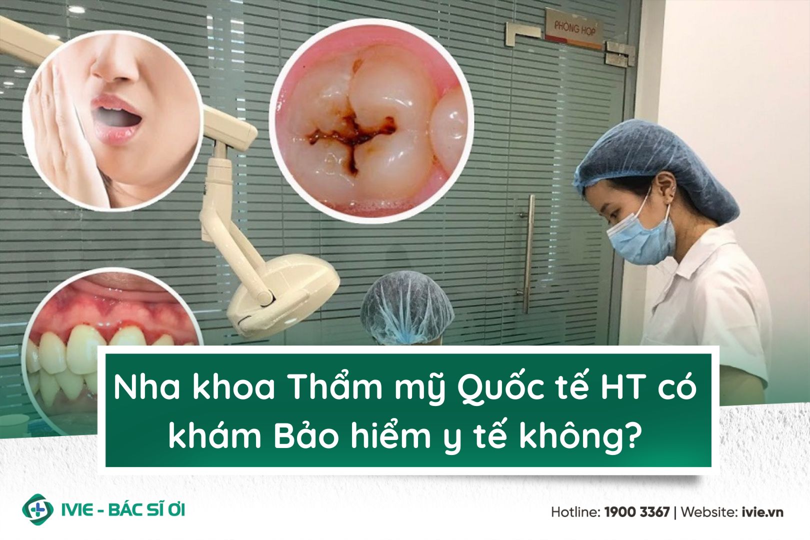 Nha khoa Thẩm mỹ Quốc tế HT có khám Bảo hiểm y tế không?