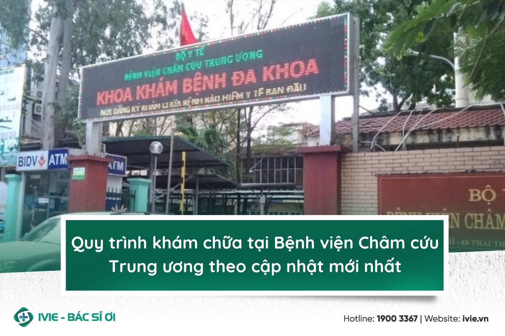 Quy trình khám chữa tại bệnh viện Châm cứu Trung ương theo...