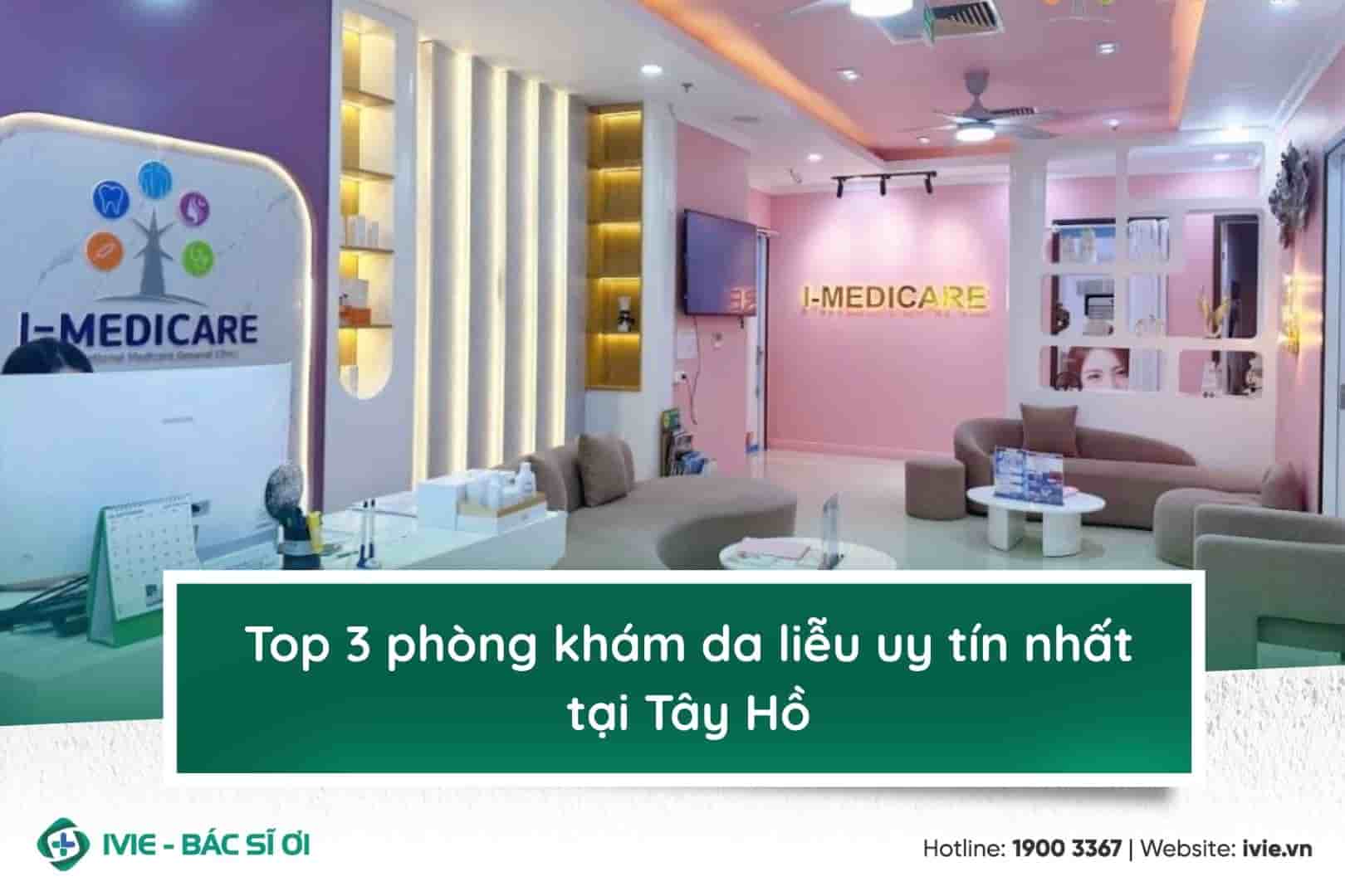 Top 3 phòng khám da liễu uy tín nhất tại Tây Hồ