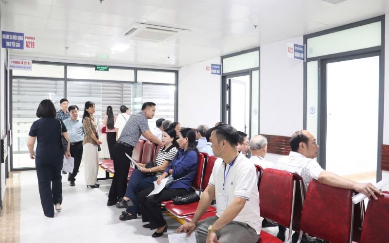 Quy trình khám chữa bệnh tại bệnh viện Sơn Tây giúp người bệnh tiết kiệm thời gian chờ đợi