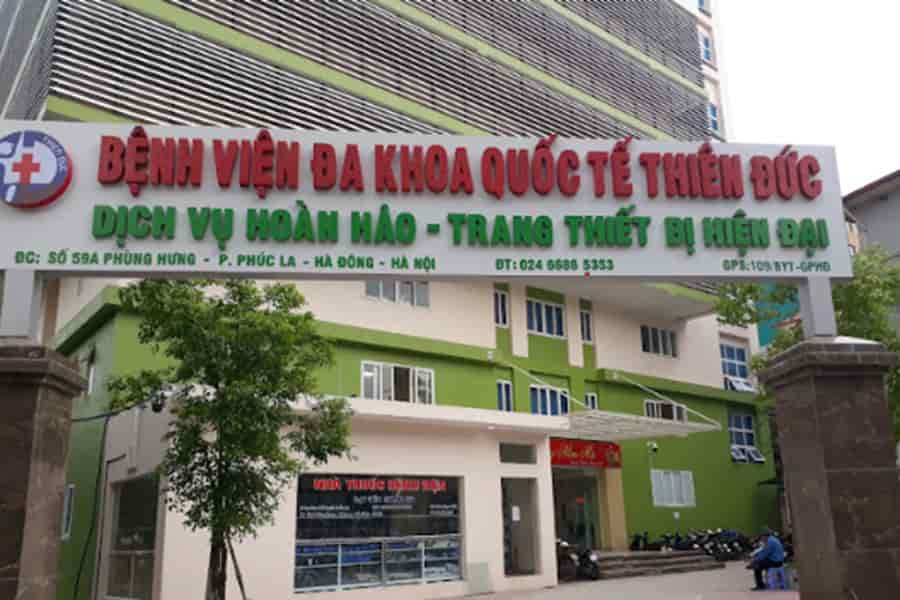 Bệnh viện Đa khoa Quốc tế Thiên Đức là một trong những bệnh viện tư nhân uy tín tại Hà Nội