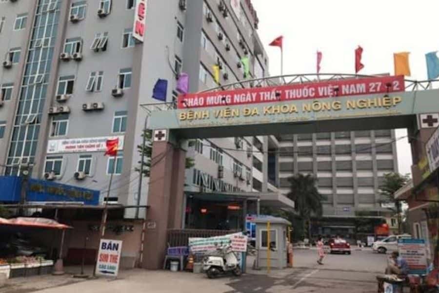 Bệnh viện Đa khoa Nông nghiệp là bệnh viện đa khoa hạng I với 3 cơ sở khám chữa bệnh