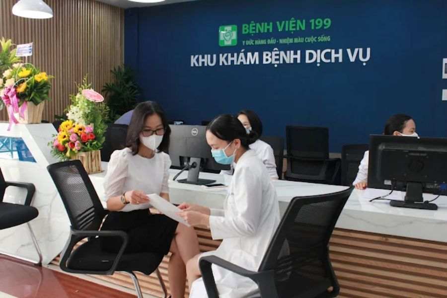Khu Khám bệnh Dịch vụ tại Bệnh viện 199