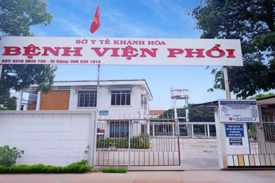 Bệnh viện Phổi Khánh Hòa - Cơ sở chuyên khoa hô hấp của tỉnh (Ảnh: Bệnh án điện tử)