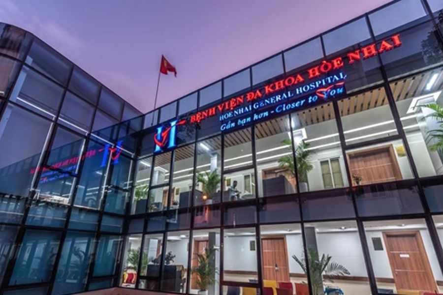 Bệnh Viện Đa khoa Hòe Nhai nằm ở khu vực phố cổ Hà Nội