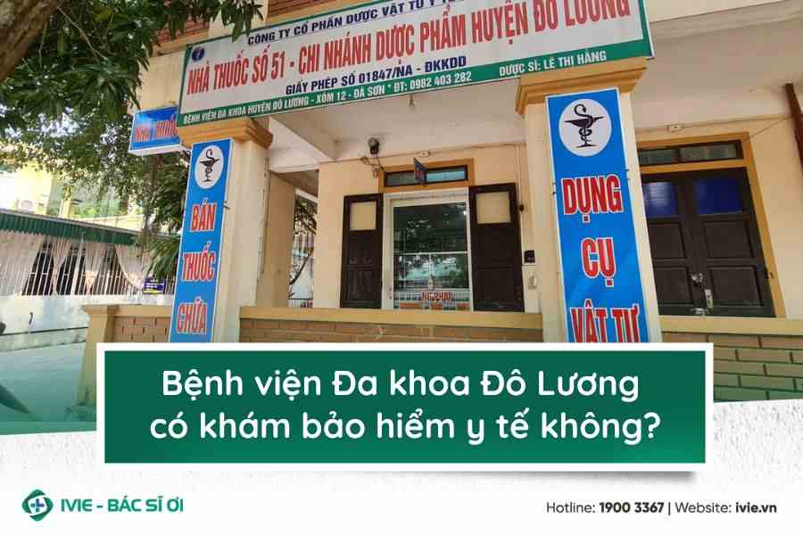 Bệnh viện Đa khoa Đô Lương có khám bảo hiểm y tế không?