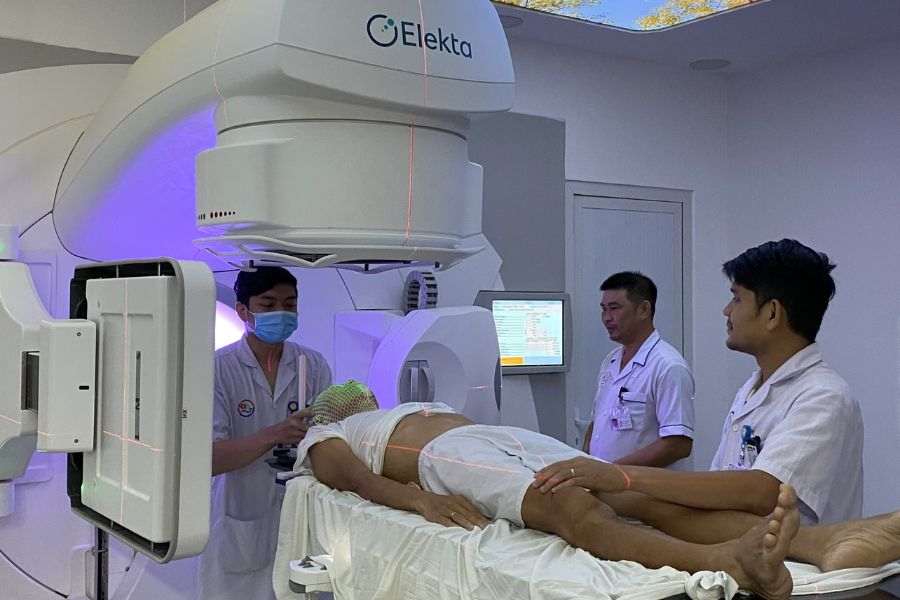 Bệnh viện Ung bướu tỉnh Khánh Hòa có tiếp nhận khám chữa bệnh bằng Bảo hiểm y tế (Ảnh: Báo Khánh Hoà)