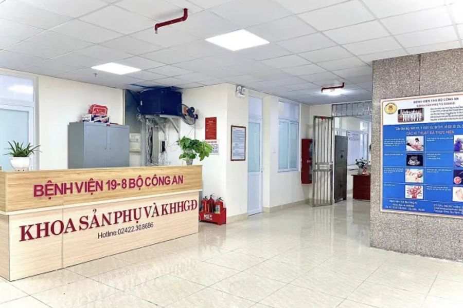 Khoa Sản của Bệnh viện 19-8 là một trong những địa chỉ sinh thường uy tín tại Hà Nội
