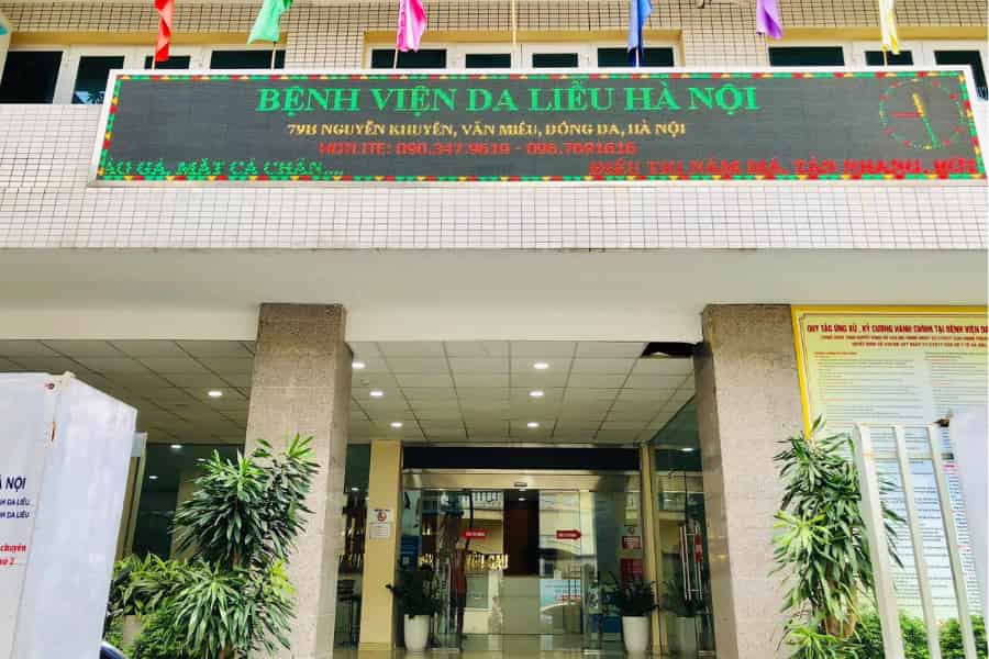 Bệnh viện Da liễu Hà Nội là địa chỉ quen thuộc của nhiều người bệnh có nhu cầu khám da liễu