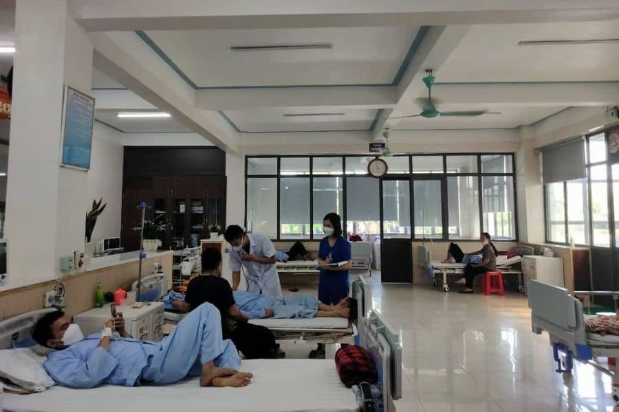 Không gian khám chữa bệnh tại Bệnh viện Đa khoa Phúc Sơn