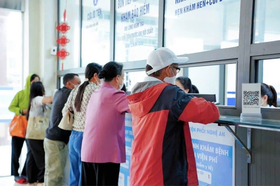 Bệnh viện Phổi Nghệ An có khám chữa bệnh BHYT